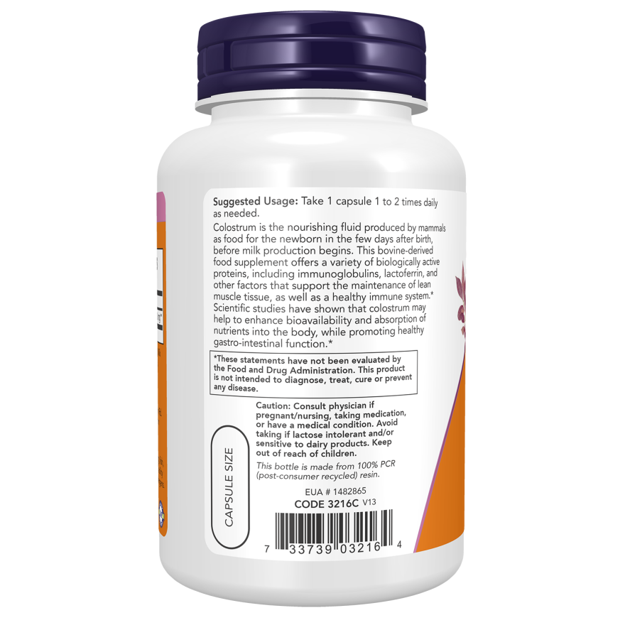 Colostrum 500 mg Capsules-Immune System Enhancers-AlchePharma