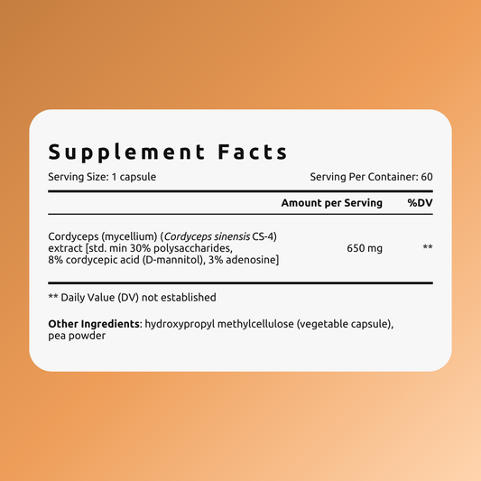 Cordyceps - 60 capsules