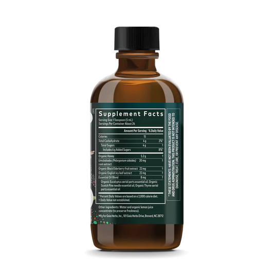 Cough Syrup, Elderberr/Ivy/Geranium