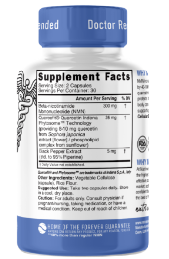 NMN+ 300 mg, 60 ct