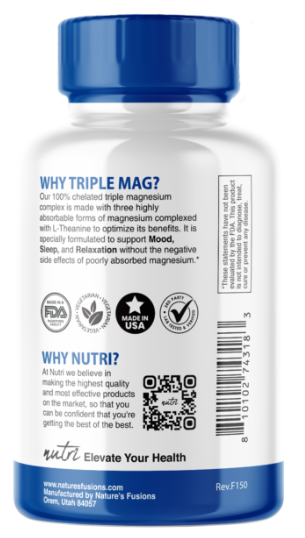 Triple Magnesium+L-Theanine 120 VegCaps