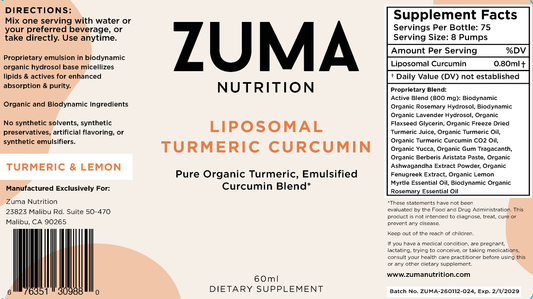 Liposomal Turmeric Curcumin