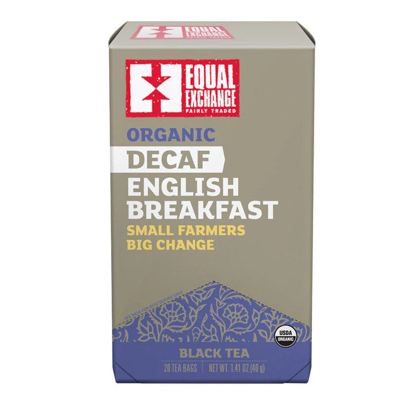 Decaf English Breakfast Tea - Organic - 20 Tea Bags