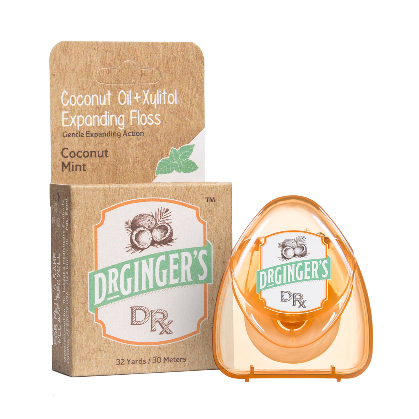 Dr Ginger's Coconut Oil Expanding Floss-AlchePharma