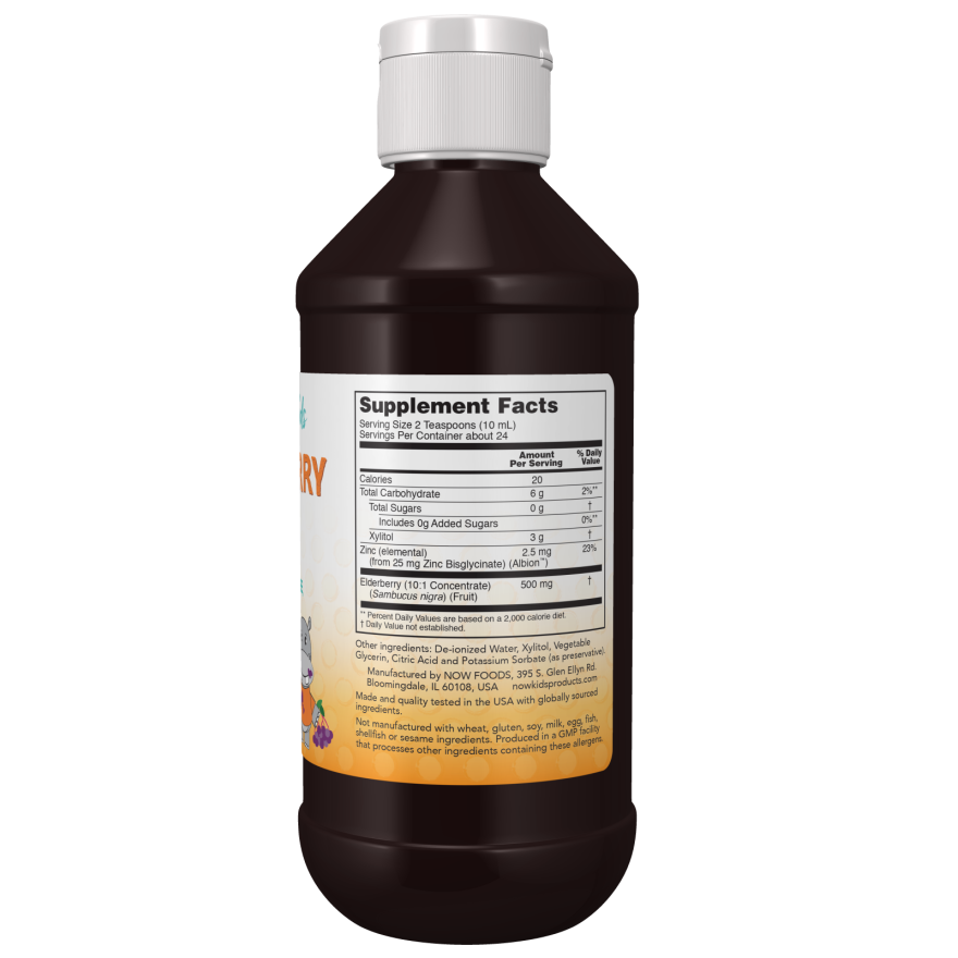Elderberry Liquid for Kids-Immune System Enhancers-AlchePharma