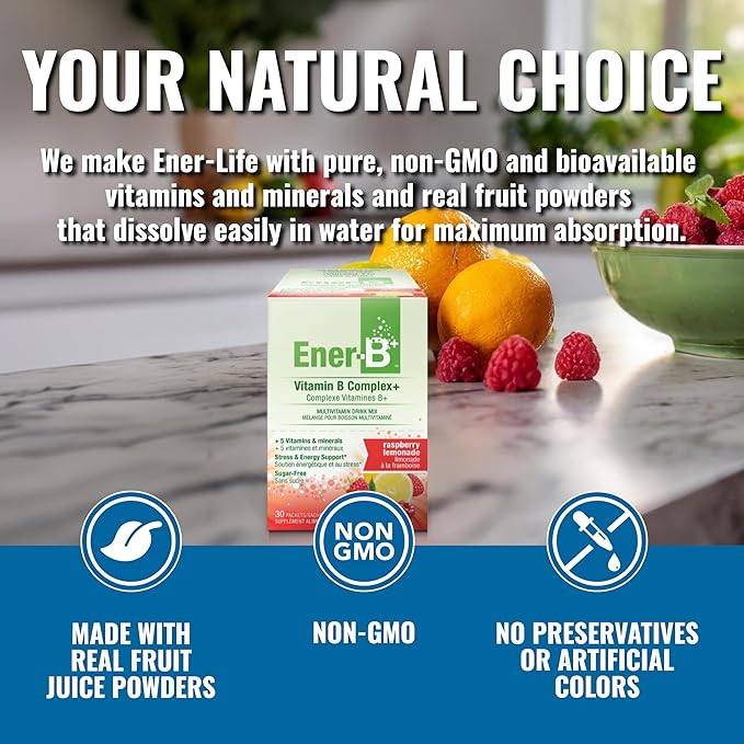 Ener-B Multivitamin Drink Mix Raspberry Lemonade 0.2oz