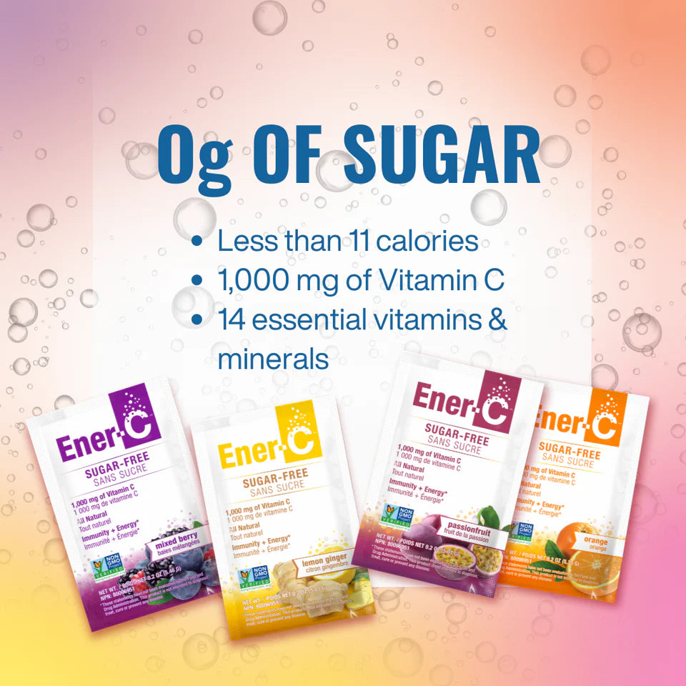 Ener-C Bubbly Multivitamin Drink Mix Lemon Ginger 0.2oz