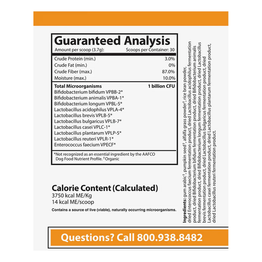 Firm Stool 3.92 Oz. Powder for Pets (Pumpkin, Prebiotics, & Probiotics)-Pet Supplements-AlchePharma