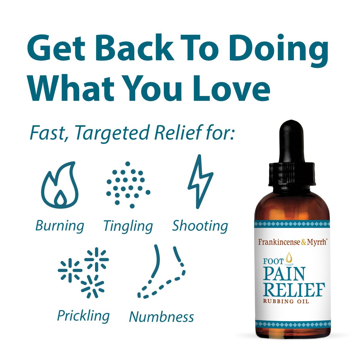 Foot Pain Relief Rubbing Oil