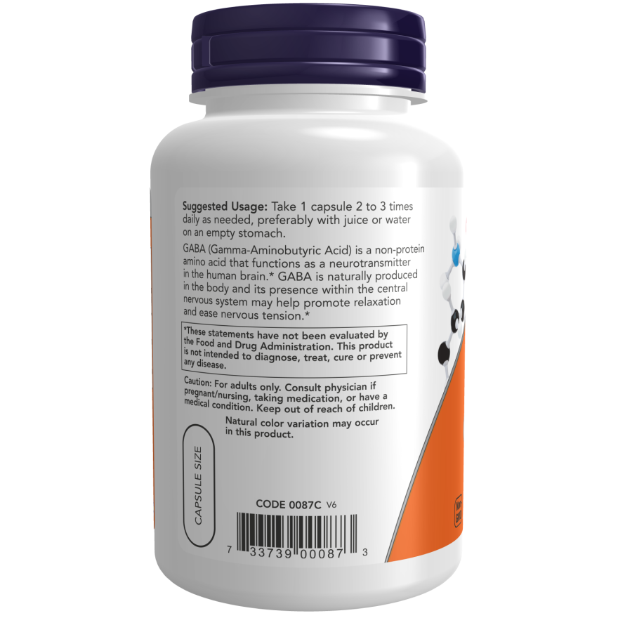 GABA 500mg 100 VCAPS-Amino Acids-AlchePharma