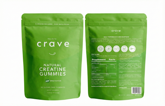 The Daily Crave - Sour Apple Creatine Gummies (1 month supply)