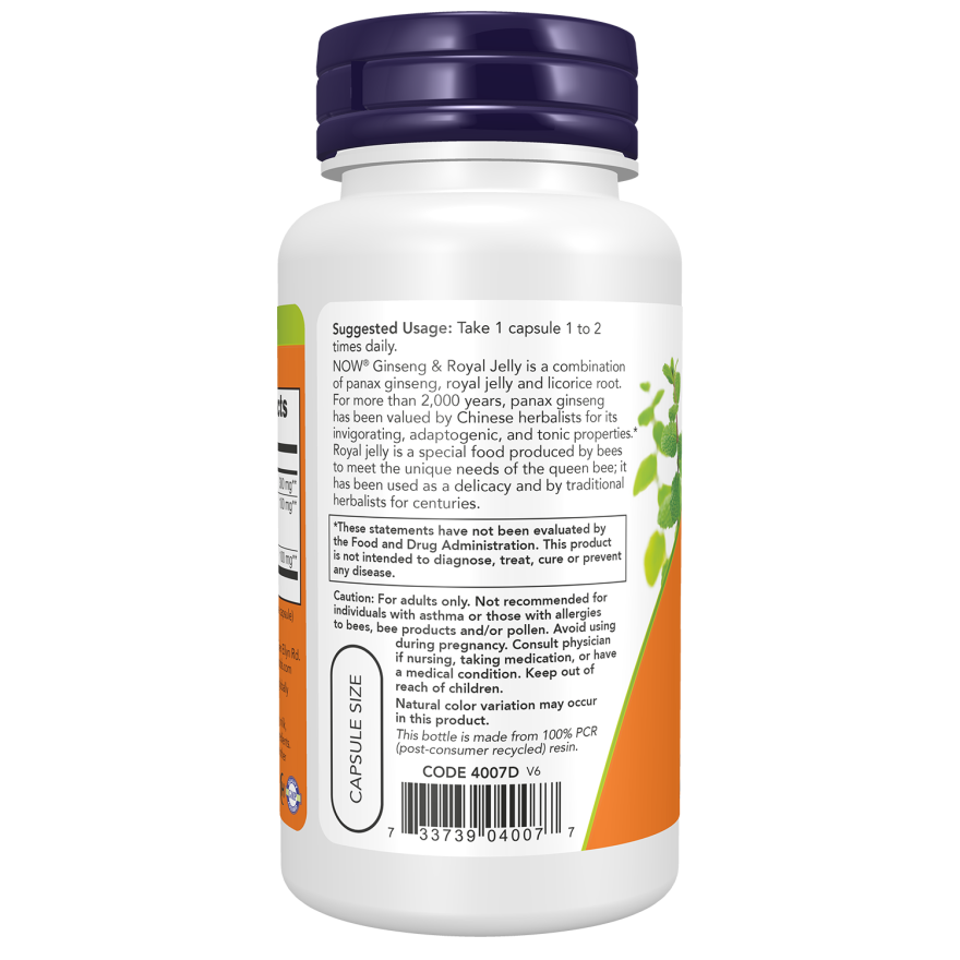 Ginseng & Royal Jelly Capsules-Herbs-AlchePharma