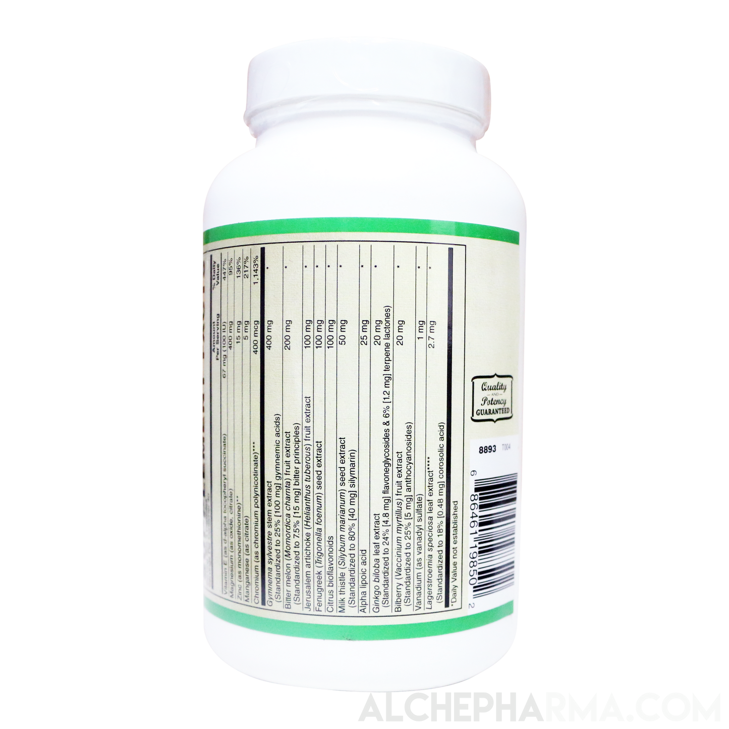 Glucose Support a Lagerstroemia speciosa, Gymnema sylvestre Vitamin Complex-Vitamins & Supplements-AlchePharma