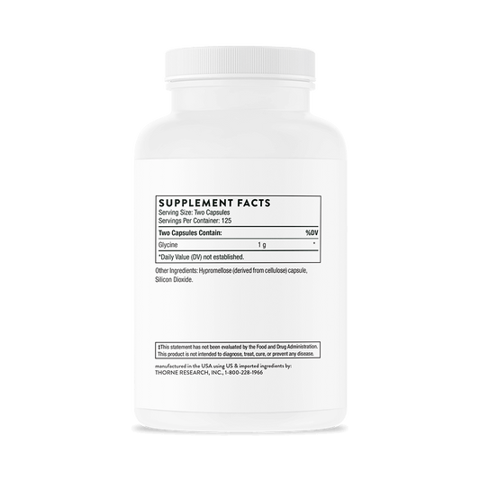 Glycine 250 Capsules-Vitamins & Supplements-AlchePharma