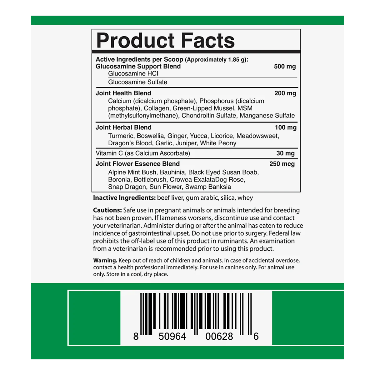 Hip & Joint Support for Dogs 3.92 Oz. Powder-Pet Supplements-AlchePharma