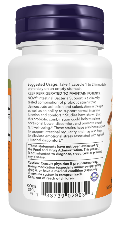 Intestinal Bacteria Support Veg Capsules