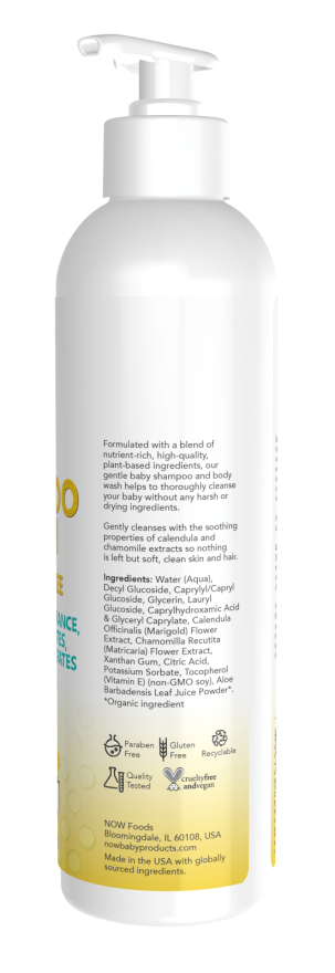 Gentle Baby Shampoo & Wash, Fragrance Free