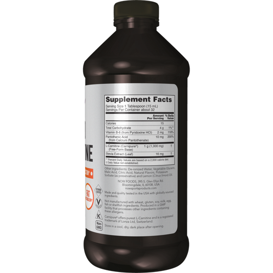 L-Carnitine Liquid 1000 mg, Citrus-Amino Acids-AlchePharma