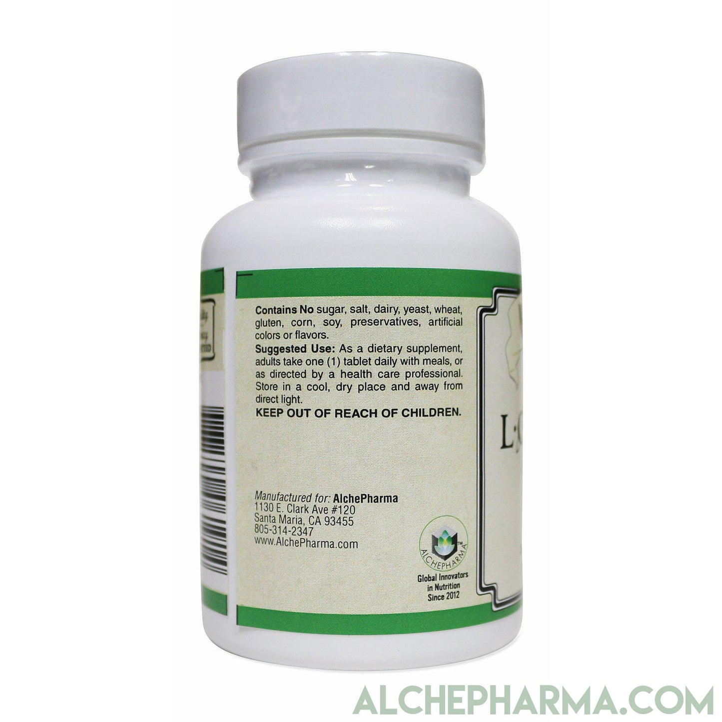 L-OptiZinc® 20mg Zinc as Mono-Methionine, not affected by dietary fiber and does not have a negative effect on copper absorption/status.-Minerals-AlchePharma