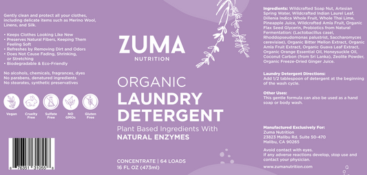 Organic & Wild-Crafted Laundry Detergent, 64 Loads