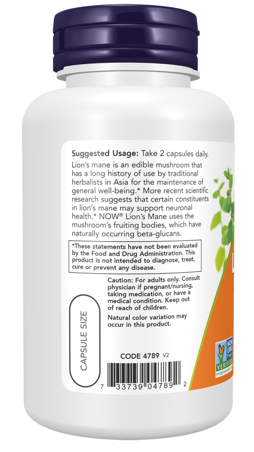 Lion's Mane 500 mg Veg Capsules
