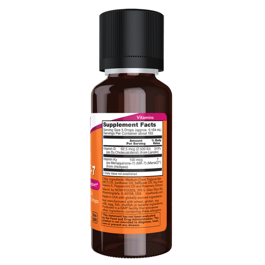 LIQUID VIT D-3 & MK-7 1 FL OZ-Vitamins-AlchePharma
