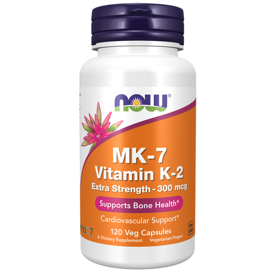 MK-7 Vitamin K-2, Extra Strength 300 mcg Veg Capsules-Vitamins-AlchePharma