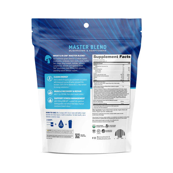 Master Blend Plant Protein Creamy Vanilla 10 count-Mushroom-AlchePharma