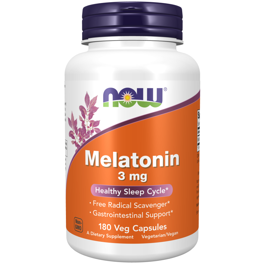 Melatonin 3 mg Veg Capsules-Sleep-AlchePharma
