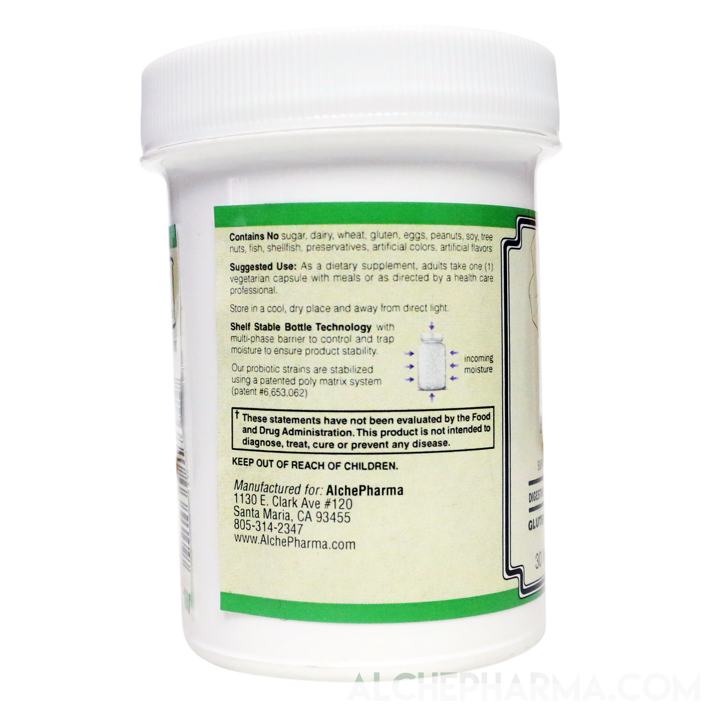 Men's 50 Billion Probiotic Formula ( Proprietary Lactobacillus, Bifidobacterium Blend ) W/ New Preservation Technology-AlchePharma