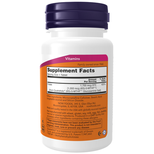 Methyl Folate 1,000 mcg Tablets-Amino Acids-AlchePharma