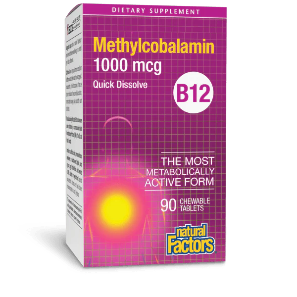B12 Methylcobalamin 1,000 mcg