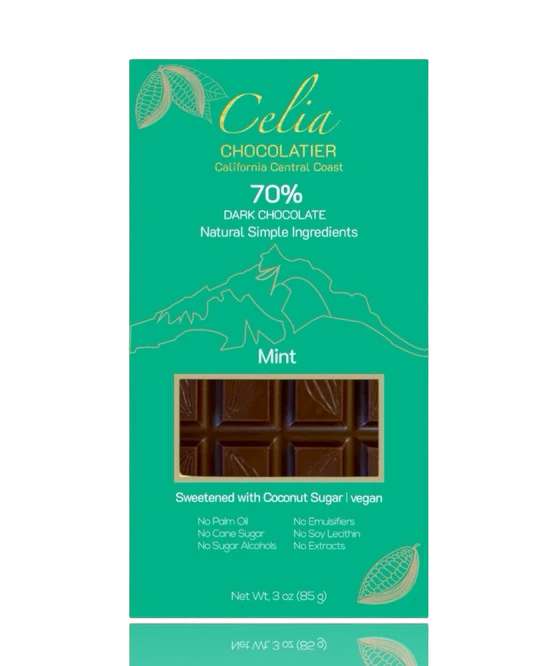 70% Dark Chocolate - Mint (3.8oz)