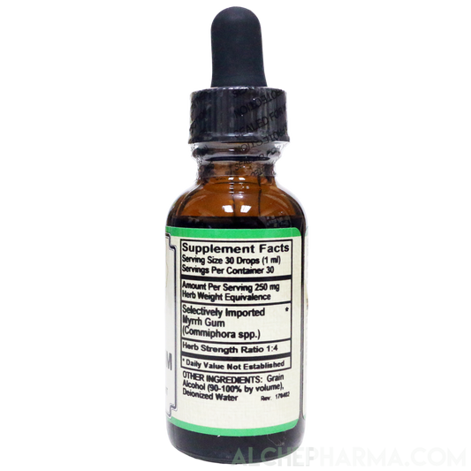 Myrrh Gum liquid ( Commiphora myrrha ) HSR 1:4 PARVE K-1604-Herb Tincture-AlchePharma