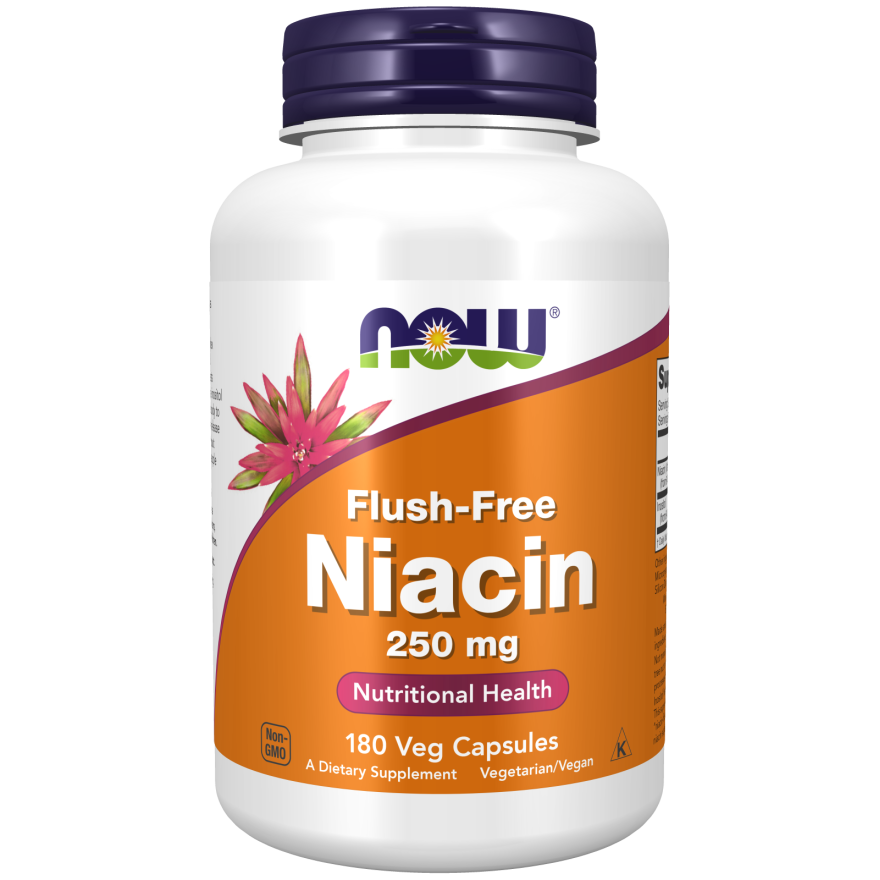Flush-Free Niacin 250 mg Veg Capsules-Vitamins-AlchePharma