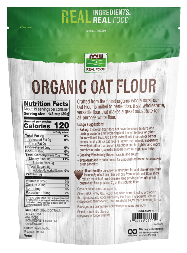 Oat Flour, Organic