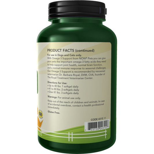 Omega-3 Support Softgels for Dogs & Cats-Pet Product-AlchePharma