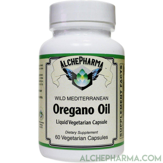 Wild Mediterranean Oregano Oil Liquid Filled Capsules - AlchePharma