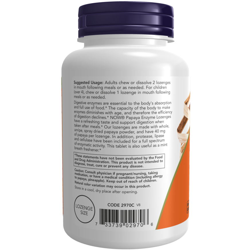 PAPAYA ENZYME CHEWABLE 180 TABS-Digestive Support-AlchePharma