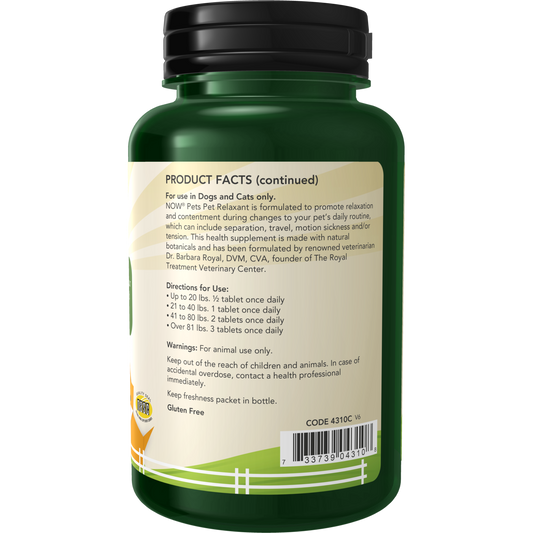 Pet Relaxant Chewable Tablets for Dogs & Cats-Pet Product-AlchePharma