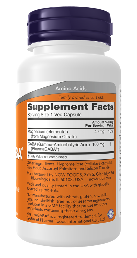 PharmaGABA® 100 mg Veg Capsules
