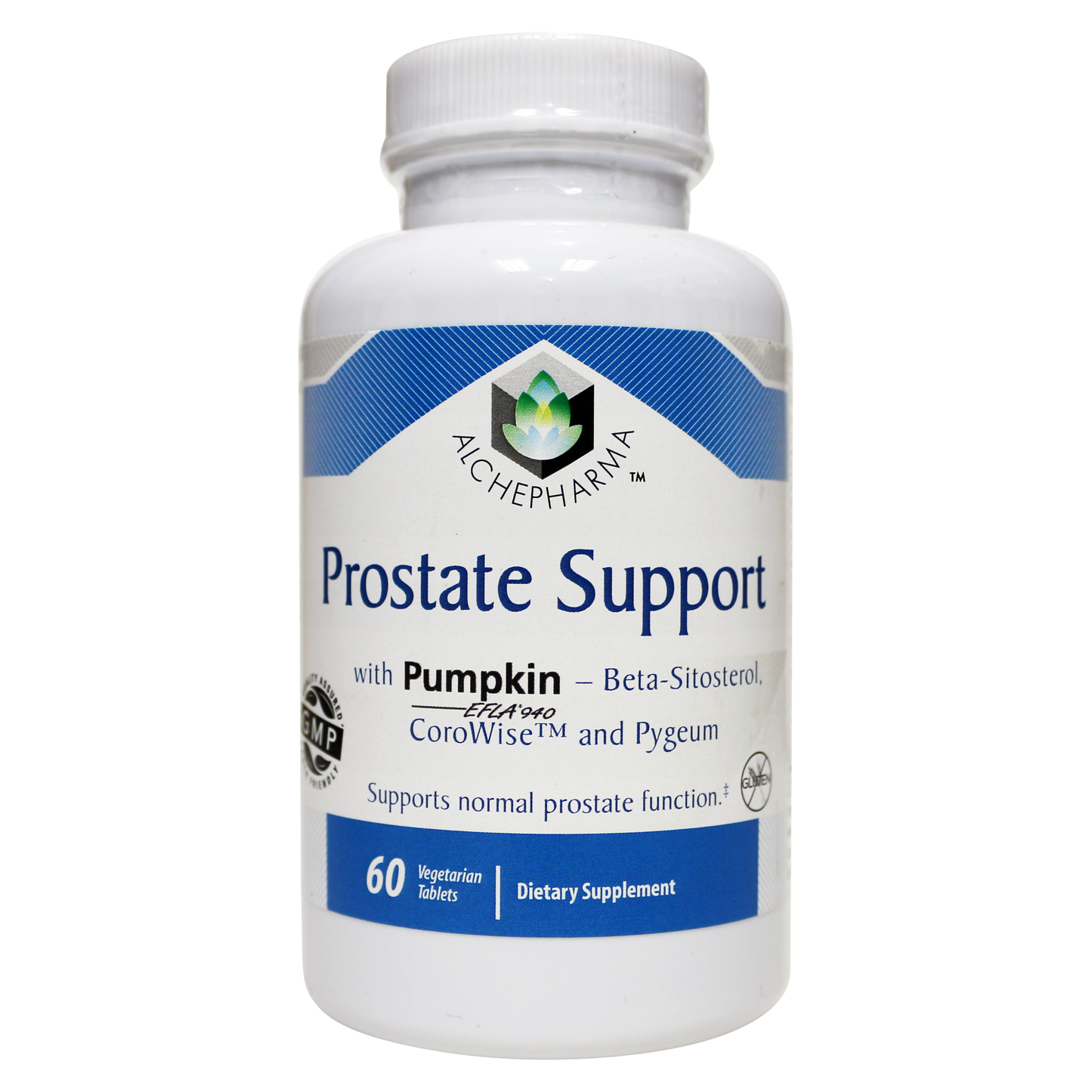 Prostate Support - High Impact Formula (EFLA®Hyper Pure / CoroWise™ Plant Sterols) 60 Tabs, 1 month supply-Prostate-AlchePharma