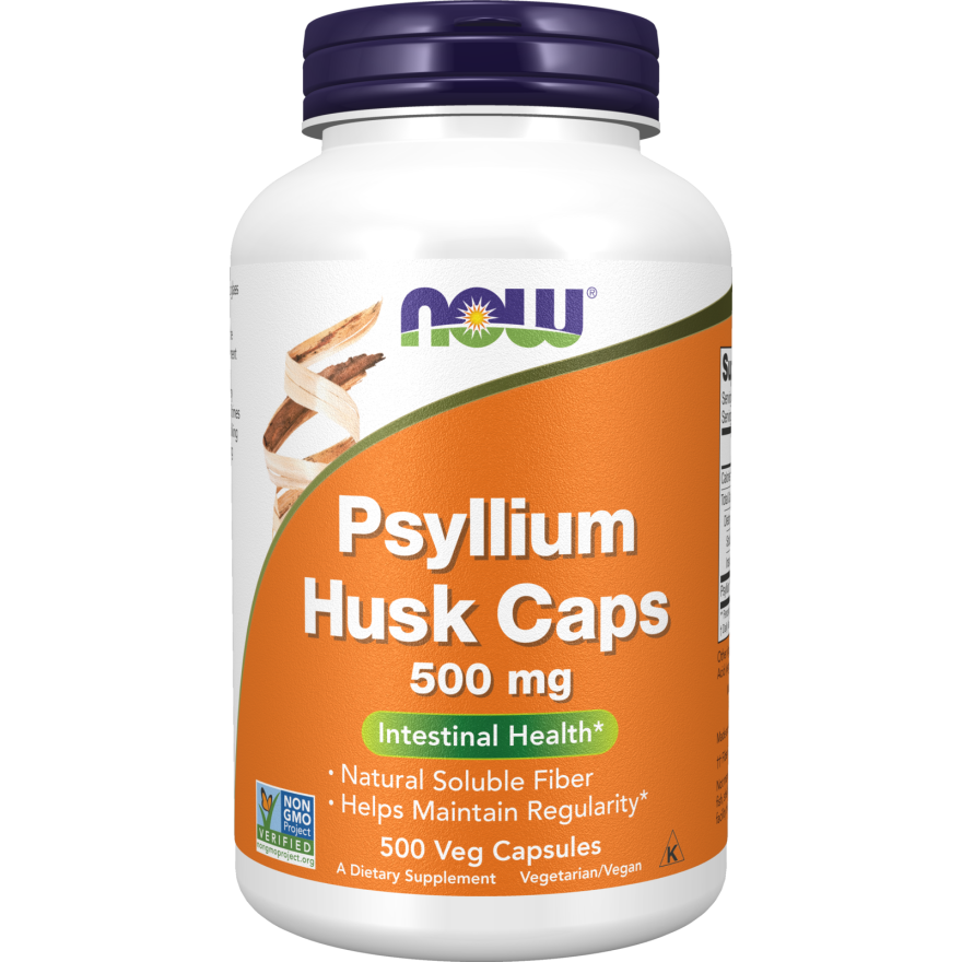 Psyllium Husk 500mg 200 VCAPS-Fiber Supplements/Muciloids-AlchePharma