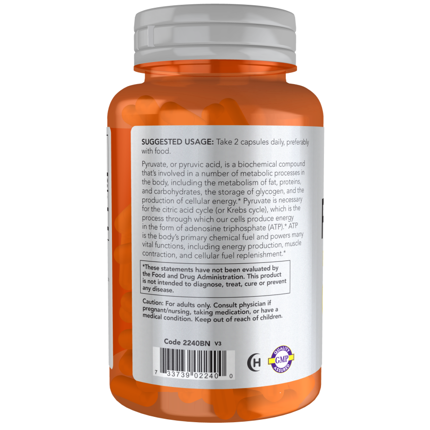 PYRUVATE 600mg 100 VCAPS-Sports Nutrition-AlchePharma