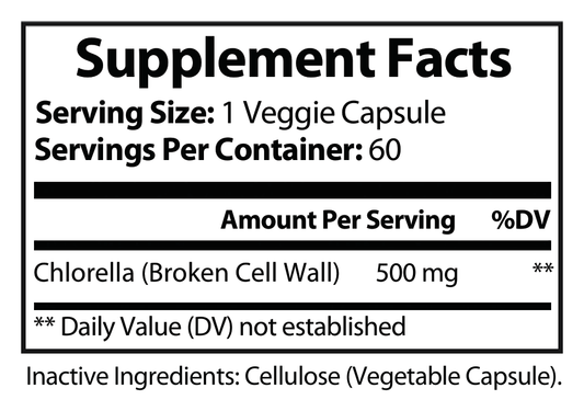 Chlorella Pure – 500mg