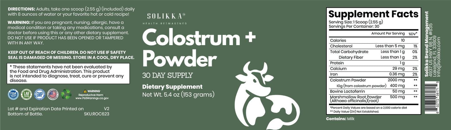 Primal Colustrum Powder 153 Grams