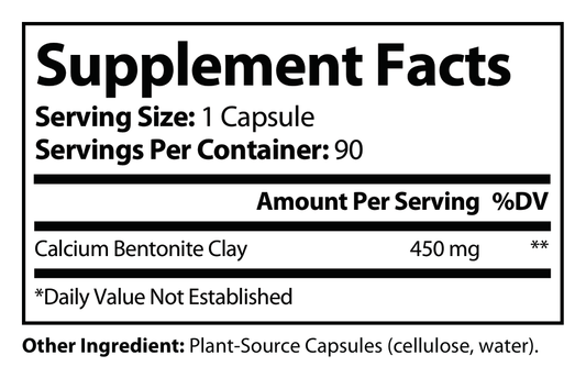 Bentonite Clay Detox Plus (Medical Grade)