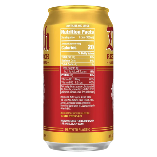 Rest In Peach Tea 19.2 oz