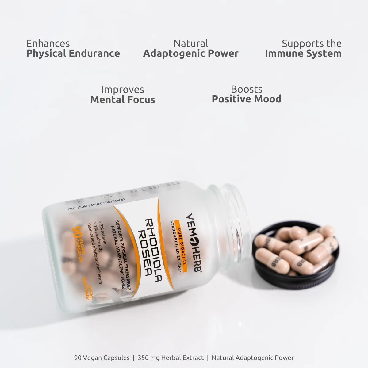 Rhodiola Rosea - 90 capsules