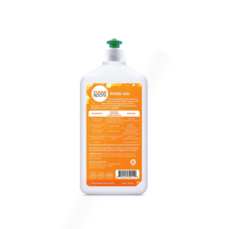 Rinse Aid 16.9 Fl. Oz. (Organic Orange)-Dish Soap-AlchePharma